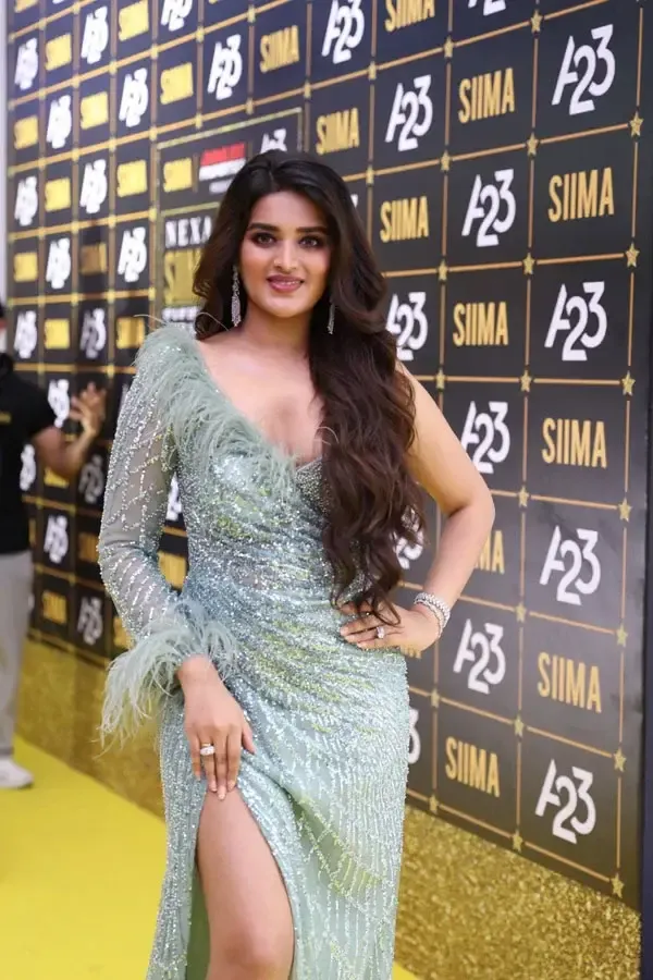 Indian Actress Nidhi Agarwal Images at Siima awards 2023